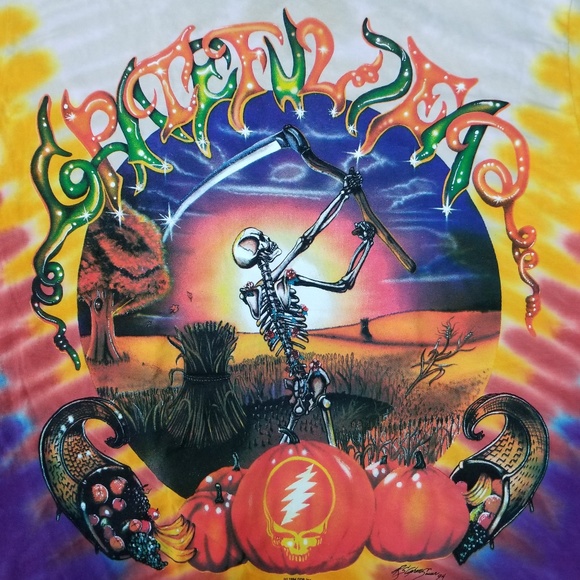 Grateful Dead Fall Tour Harvester Tie 